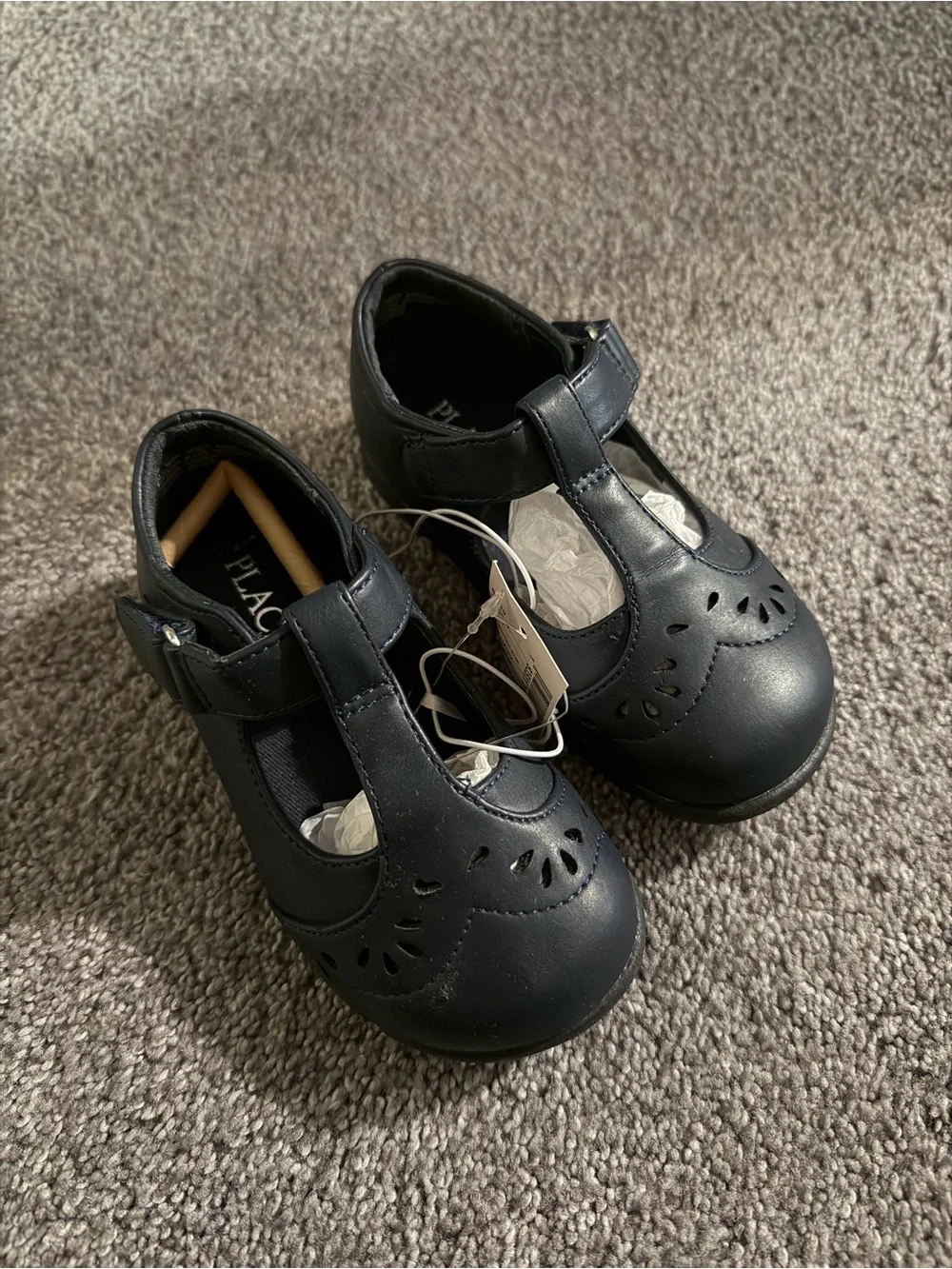 Classic Girls' Navy Mary Jane Shoes